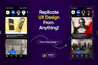 convert any screenshots into editable figma ui ux design