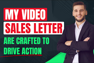 create sales video or video sales letter, vsl