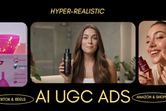 create ai ugc ads and tiktok video ads for dropshipping