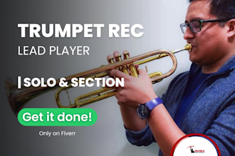record trumpet tracks for latin, jazz, pop