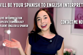 interpret live english spanish calls professionally