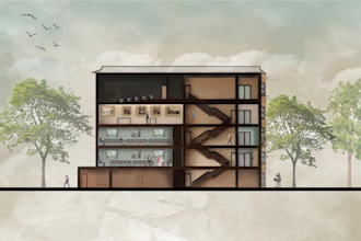 draw and render floor plan,site plan,sections and elevations
