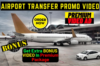 do airport transfer pick up drop off service short ad video