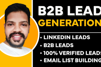 do b2b lead generation, linkedin leads, targeted business emails list building