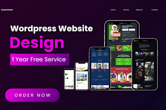 design, redesign, and develop a responsive wordpress website