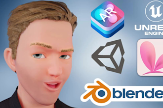 create 52 blendshapes for apple arkit facial animation