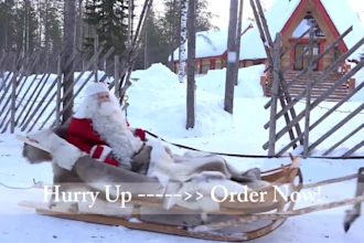 create a heartwarming christmas music video