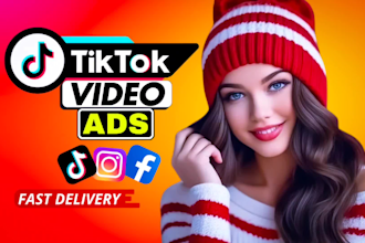 create viral tik tok video ads and dropshipping facebook ads creatives
