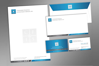 design stationery, business card, and letterhead for you