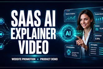 create saas ai explainer video, saas ai product demo
