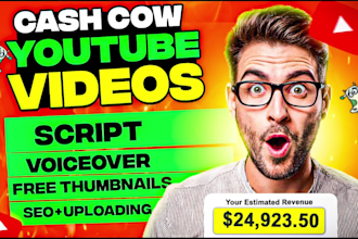 do cash cow videos for your channel