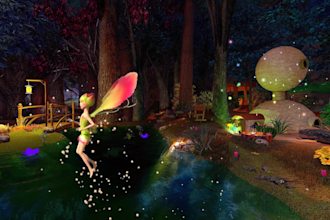 create relaxing video, meditation and fantasy 3d animation