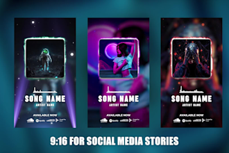 create a stunning music promo video for your music