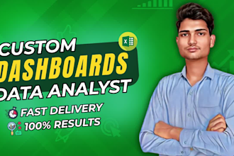 create a dynamic excel dashboards with smart data analysis for your business