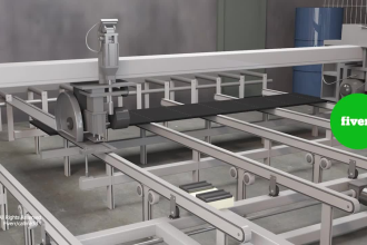 make 3d industrial machinery and functional factory animations