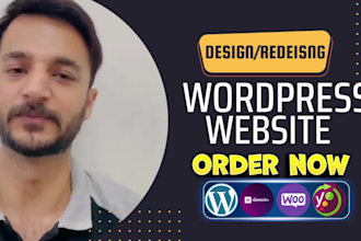create unique wordpress website, wordpress website redesign, landing page expert