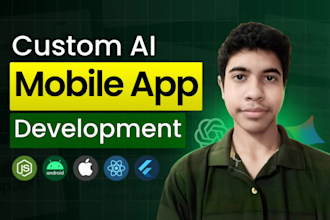do ai mobile app development with ai chatbot, ios android app, ai app developer