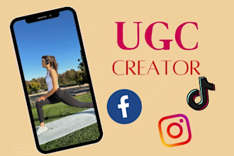 create authentic ugc tiktok videos or reels for your brand