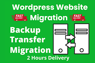 migration, transfer and restore backup files  wordpress site