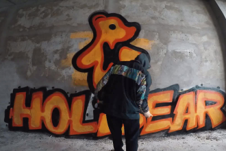 make a real graffiti video with your logo or image