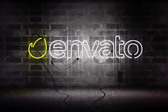 create awesome neon light intro