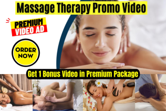 do massage therapy video or massage therapist video ads promo