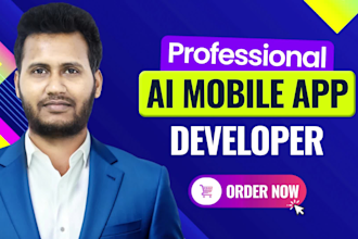 be ai developer, ai mobile app developer, ai saas app creation using flutter
