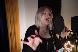record female lead and harmony vocals for your track