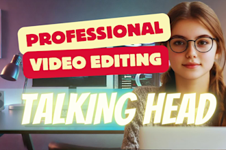 do talking head video editing for youtube with motion graphics
