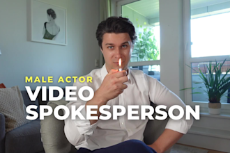 be your charismatic male german spokesperson video actor