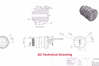 do 2d technical drawing, dwg, dxf, PDF for manufacturing