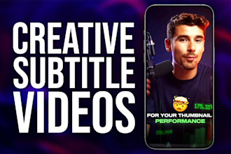 edit instagram reels, tiktok, short videos with engaging subtitles