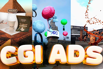 do cgi, ai, vfx for your fooh marketing campaign