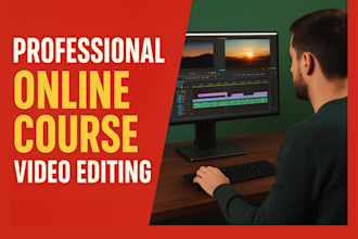 create online course video editing