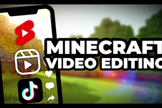 edit you minecraft video to youtube shorts, tiktok and reels