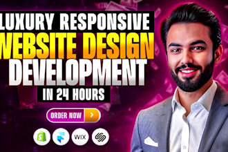build luxury website design and website development