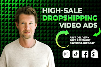 create engaging shopify dropshipping video ads