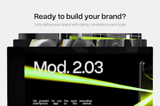 design high end brand guidelines and a premium brand book