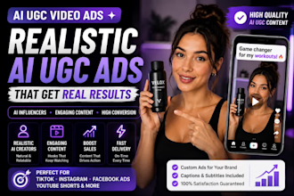 create realistic ai ugc video ads and ai influencer videos
