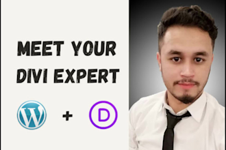 be your divi builder expert and do wordpress website design