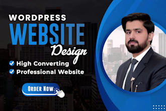 create responsive business wordpress website design