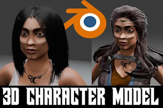 do 3d realistic character modeling in blender