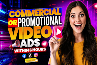 create commercial promotional video ad, explainer video for business