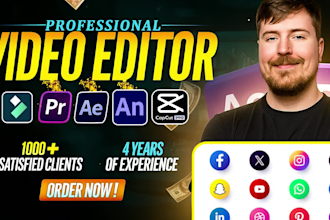 do creative and professional video editing