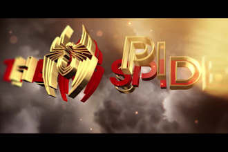 create cinematic 3d logo intro animation
