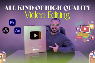 do video editing for youtube and social media in 24 hour