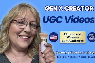 create mature beauty and plus size fashion ugc video ads for tiktok and reels