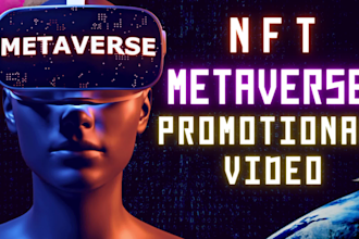 create nft metaverse promotion video ad