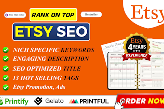 do etsy SEO for etsy listings to increase your etsy sales