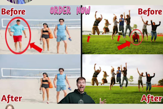 add or remove people,remove person,object removal